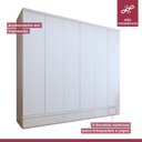 Ver imagem 6 de Guarda-Roupa Infantil 6 Portas 9 Gavetas 100% MDF Encanto