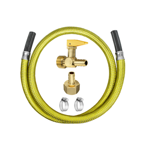 Kit Instalação Fogão e Cooktop Flexível 1,25 Metros Registro Corta Fogo Durín