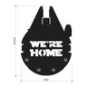 Porta Chaves Decorativo Em Mdf Star Wars We Are Home - 2