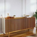 Ver imagem 4 de Buffet Dune 1.6 Ripado - Off White/nature