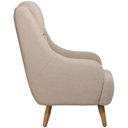 Ver imagem 6 de Poltrona de Amamentação Fixa Pés Manu Fábula D02 Bouclê Marrom Claro B-122 - Lyam Decor