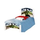 Ver imagem 2 de Cama Montessoriana Infantil Solteiro Adesivada Herói Verde