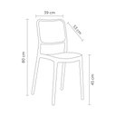 Ver imagem 3 de Conjunto 6 Cadeiras para Jardim e Varanda Lia Branco/Caramelo