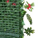 Ver imagem 3 de 3,0m² Kit Painéis Jardim Vertical Artificial 3d Silicone Uv Alta Qualidade Melhor do Mercado
