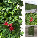 Ver imagem 4 de 3,0m² Kit Painéis Jardim Vertical Artificial 3d Silicone Uv Alta Qualidade Melhor do Mercado