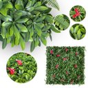 Ver imagem 1 de 3,0m² Kit Painéis Jardim Vertical Artificial 3d Silicone Uv Alta Qualidade Melhor do Mercado
