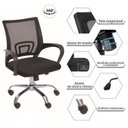Ver imagem 4 de Kit 100 Cadeiras para Escritório Diretor Tela Mesh Tok 3310 Preto