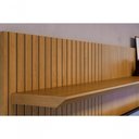 Ver imagem 3 de Rack com Painel Íris para TV até 55" 136cm MDF-MDP Porta Basculante Marrom Madetec Móveis