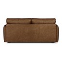 Ver imagem 2 de Sofá de Couro 2 Lugares Vitória 1,60 cm Marrom Camel