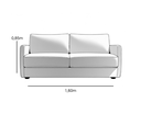 Ver imagem 4 de Sofá de Couro 2 Lugares Vitória 1,60 cm Marrom Camel