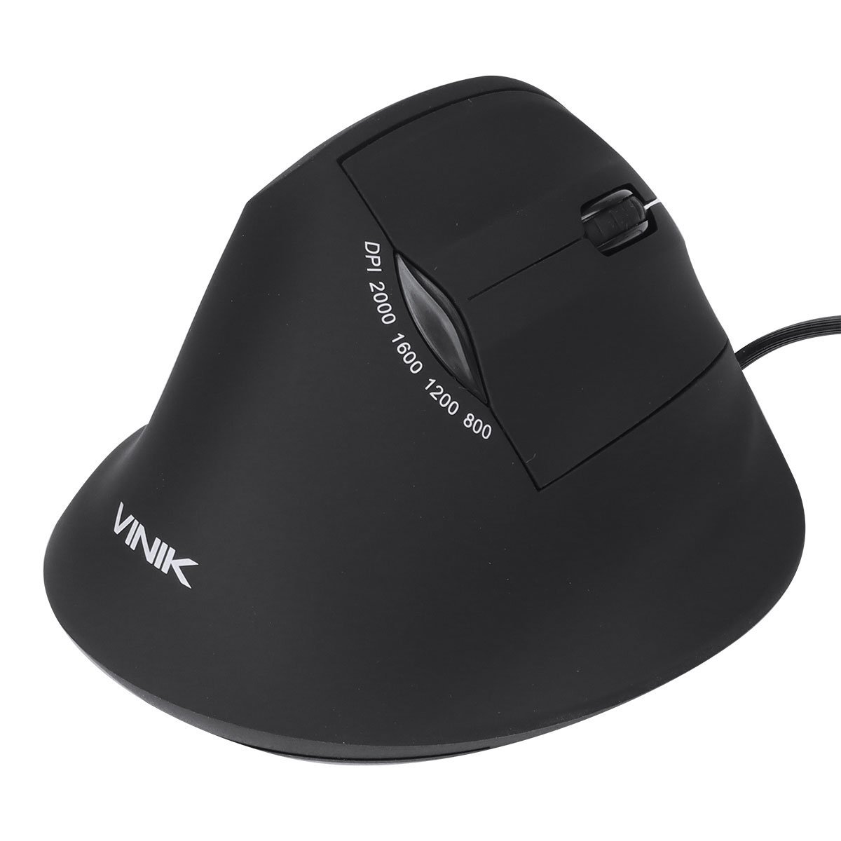 Mouse Vertical Ergonomico Ortopedico Fit 2000 Dpi Preto Cabo Usb 1.8m - Mf100 - 4