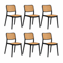 Ver imagem 2 de Conjunto 6 Cadeiras para Jardim e Varanda Lia