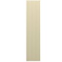 Ver imagem 4 de Painel Ripado em Barra 250cm x 46cm 100% MDF Supremo Marrom/Off White Gelius Móveis