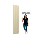 Ver imagem 7 de Painel Ripado em Barra 250cm x 46cm 100% MDF Supremo Marrom/Off White Gelius Móveis