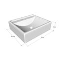 Ver mais imagens de Conjunto Completo de Banheiro com Gabinete Espelheira e Cuba Sobrepor Laura 80 com