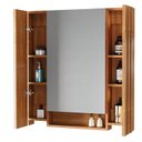 Ver imagem 4 de Conjunto Completo de Banheiro com Gabinete Espelheira e Cuba Sobrepor Laura 80 com