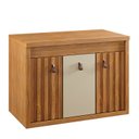 Ver imagem 5 de Conjunto Completo de Banheiro com Gabinete Espelheira e Cuba Sobrepor Laura 80 com