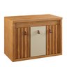 Conjunto Completo de Banheiro com Gabinete Espelheira e Cuba Sobrepor Laura 80 com - 5