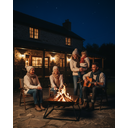 Ver imagem 3 de Lareira 60cm P/ Jardim Fogueira Externa Portatil a Lenha