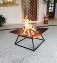 Ver imagem 2 de Lareira 60cm P/ Jardim Fogueira Externa Portatil a Lenha