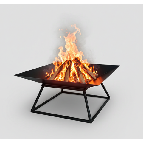 Lareira 60cm P/ Jardim Fogueira Externa Portatil a Lenha