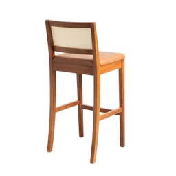 Banqueta com Encosto e Apoio para Pés Tiê CabeCasa MadeiraMadeira - 7