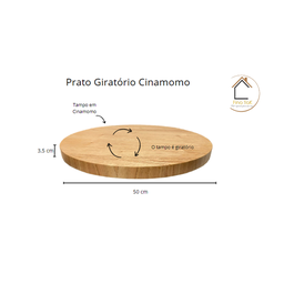 Prato Giratório de Elegância e Praticidade - 6