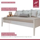 Ver mais imagens de Quarto Infantil Completo com 1 Cama Babá Clean 90cm e Guarda-roupa Aconchego