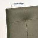 Ver imagem 4 de Cadeira Estofada Tiê Maxx CabeCasa MadeiraOriginals Verde/Amêndoa/Folha