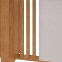 Ver imagem 2 de Conjunto Sala de Jantar Mesa Astrid 170 6 Lugares Tampo Vidro Maxi Off com Cadeiras Luar Amendoa