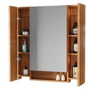 Ver imagem 4 de Conjunto para Banheiro Espelheira e Gabinete sem Cuba 80 Cm Laura