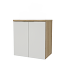 Ver imagem 5 de Gabinete Nature 60cm Estilare GAB4008 Carvalho/Branco