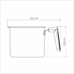 Fervedor Milazzo Alumínio Antiaderente 14 Cm Amêndoa Tramontina - 7