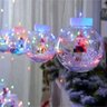 Pisca Pisca Natal Papai Noel Super Led 3 Metros 10 Bolas Bolinhas Natalino Controle 8 Modos - 7