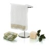 Suporte P/ Toalha De Rosto Banheiro Altura 30 Cm Aço Cromado - 2