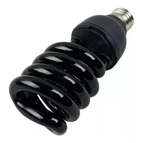 Lâmpada Luz Negra 36w Espiral - Efeito Neon - Energia Uv Decorshop Fluorescente | Espiral 220v
