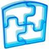 Molde Cortador de Pão Puzzle Quebra Cabeça Plástico P/ Cortar Pão Forma Sanduíche Lancheira Escolar - 1