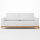 Ver imagem 7 de Sofá 3 Lugares 200cm Living Sala de Estar Kayrós D05 Sintético Branco - Mpozenato