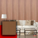 Ver imagem 2 de Papel de Parede Adesivo  Ripado Madeira Marrom  Moderno Autocolante