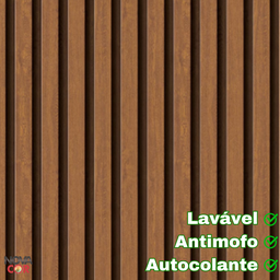 Papel de Parede Adesivo Madeira Marrom Sala Moderno Autocolante 3mx50cm - 3