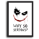 Ver imagem 2 de Quadro com Moldura - Coringa: Why So Serious - Grande