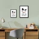 Ver imagem 4 de Quadro com Moldura - Coringa: Why So Serious - Grande