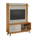 Ver imagem 2 de Conjunto Painel Extensível Rack Tv até 65 Polegadas Tremonti/audrey Nature/off White G77 - Gran Belo