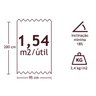 Telha Ecologica Classica Vermelha 3mm 2,00x0,95m Onduline - Unico - 4