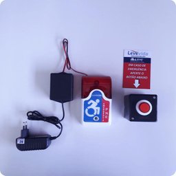 Alarme Audiovisual Para Banheiro Pne /Pcd - Com Fio - 2