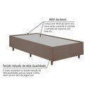 Ver imagem 6 de Cama Box Solteiro Estofada em Madeira Maciça Base Reforçada Santorini Espresso Móveis Marrom