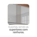 Ver imagem 6 de Armário de Cozinha 6 Portas 2 Gavetas Adelle Yescasa Cinza
