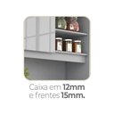 Ver mais imagens de Armário de Cozinha 6 Portas 2 Gavetas Adelle Yescasa Cinza