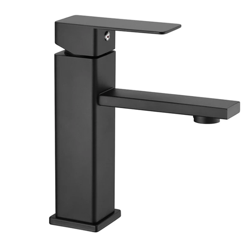 Torneira Misturador Monocomando Banheiro Lavatorio Preto Fosco