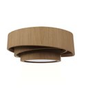 Ver imagem 1 de Lustre Plafon Madeira Trinity Redondo 70cm - 5 Luzes Adrilustres Freijó